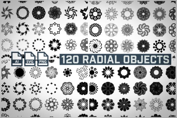 Download 120 Radial Objects - Premium Resources